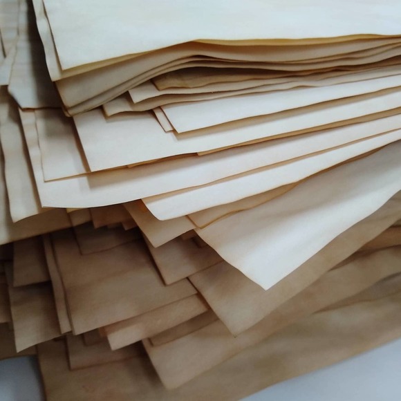 25 Tea Stained 11"x17" Dyed Papers, Hand Dyed Papers, Junk Journal Supply - Picture 10 of 10